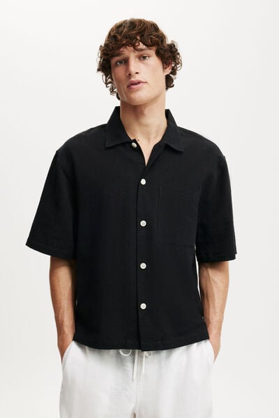 AHME SAMPS ARTICLE #3721 Relaxed Linen Long Sleeve Shirt