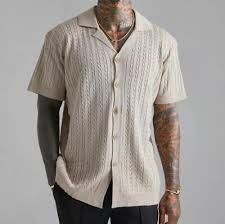 AHME SAMPS ARTICLE # 3741 New Summer Men's Short sleeve button shirts